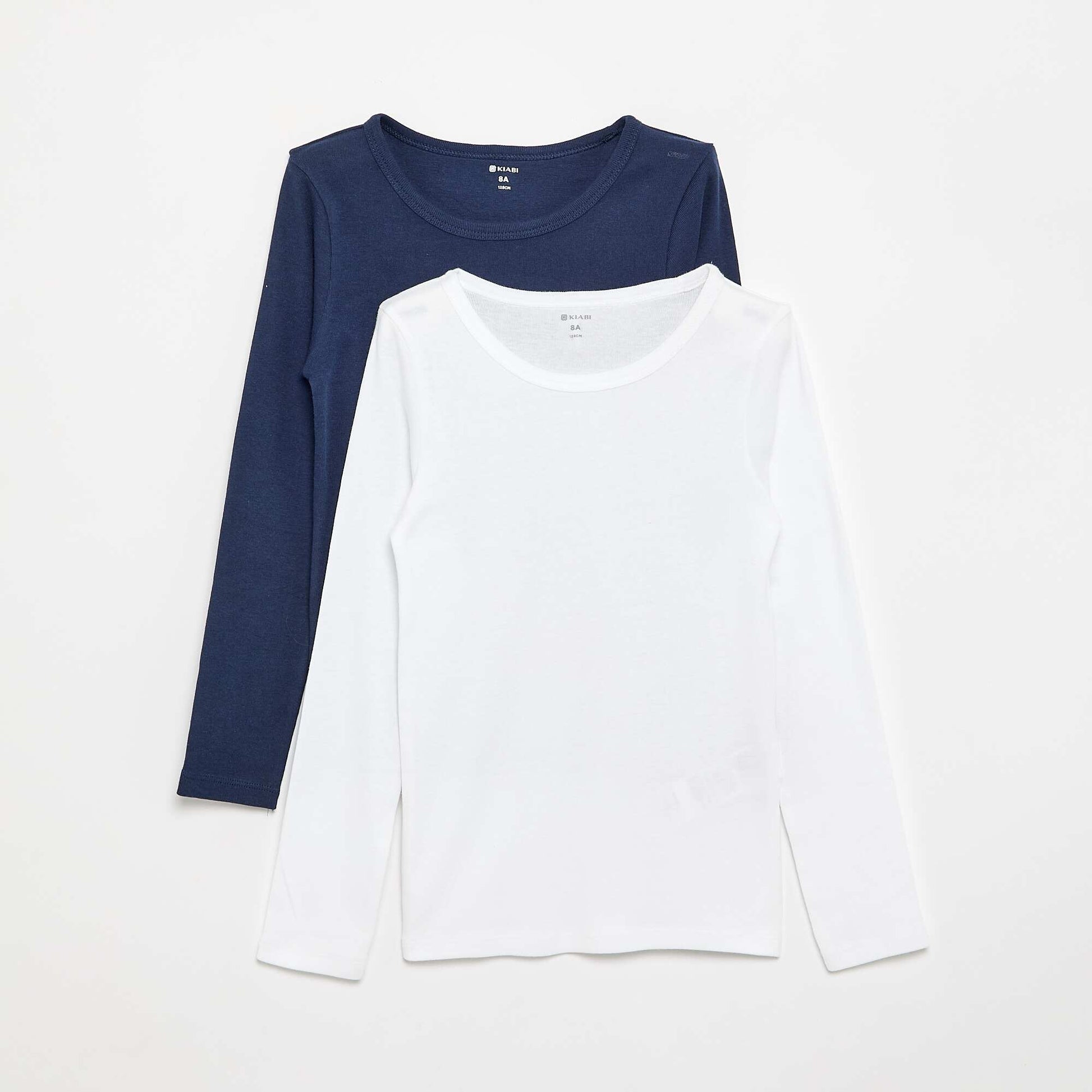 Pack of 2 jersey T-shirts BLUE