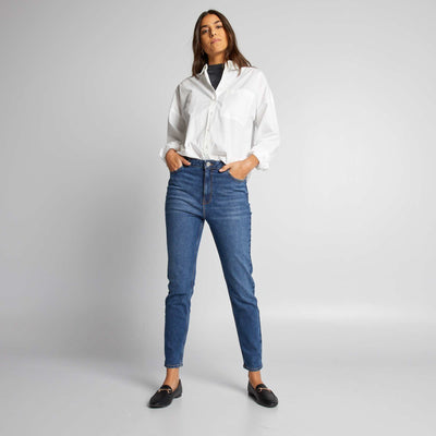 Slim-fit denim trousers - 30L BLUE