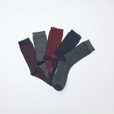 Pack of 5 pairs of fancy socks GREEN