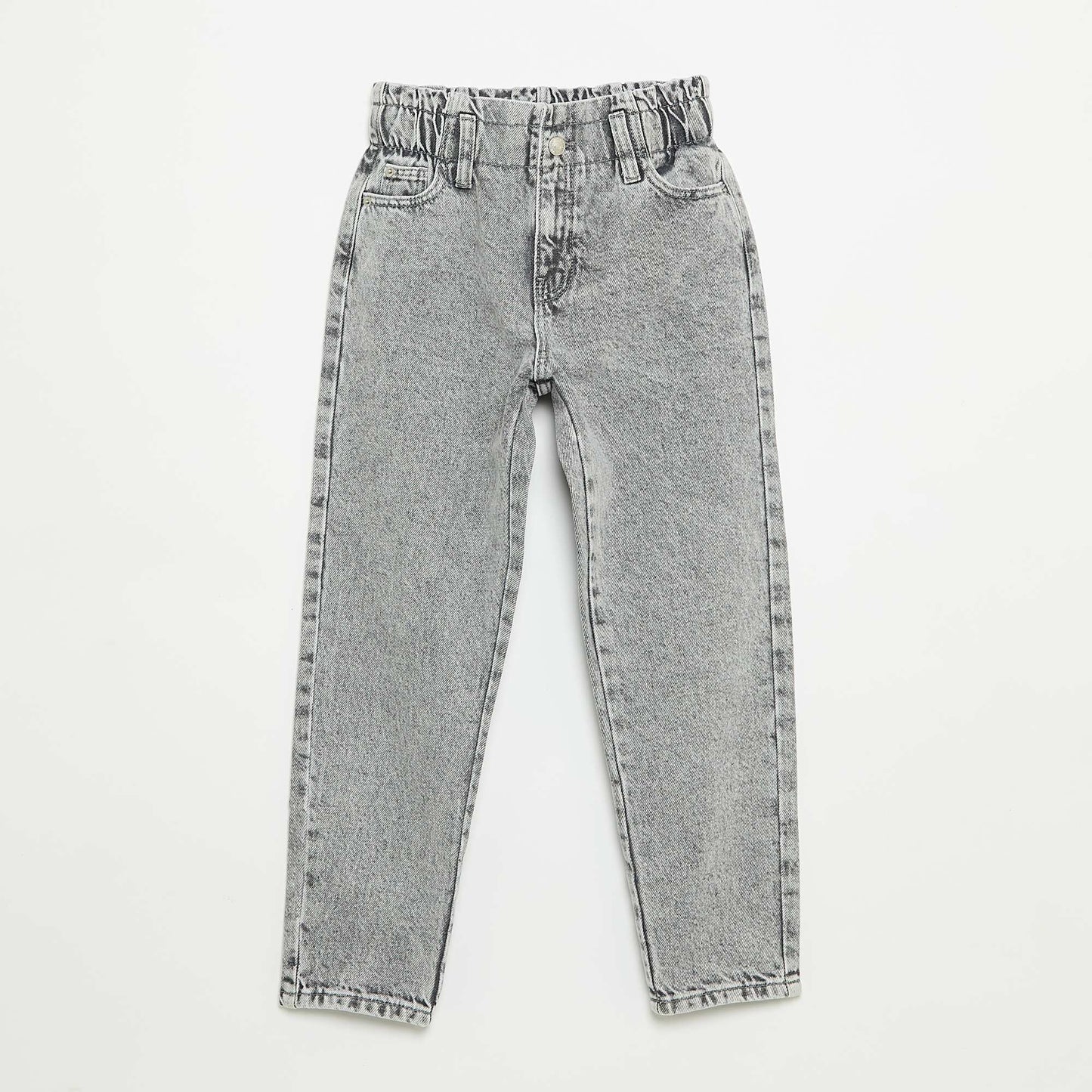 Mom paperbag jeans GREY