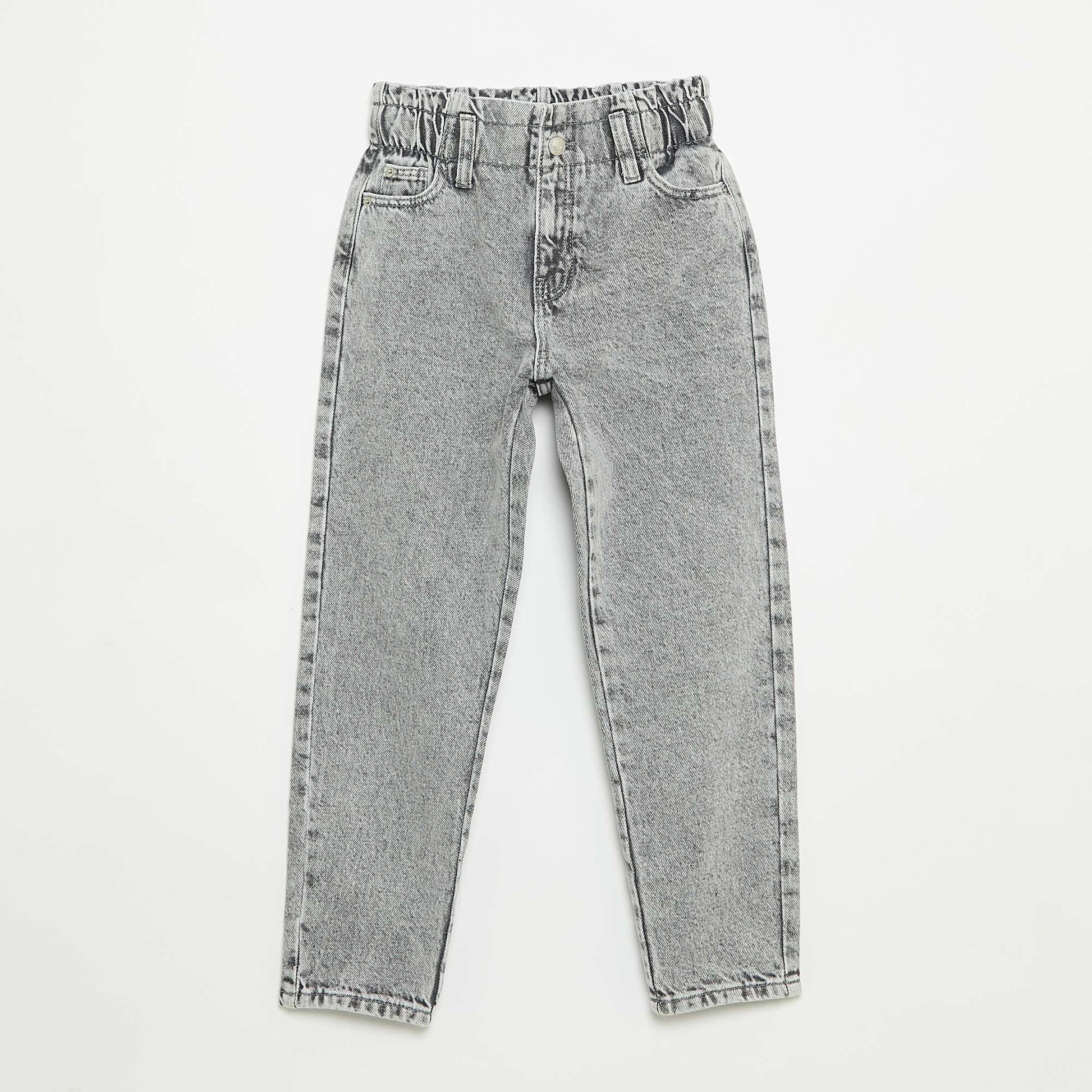 Mom paperbag jeans GREY