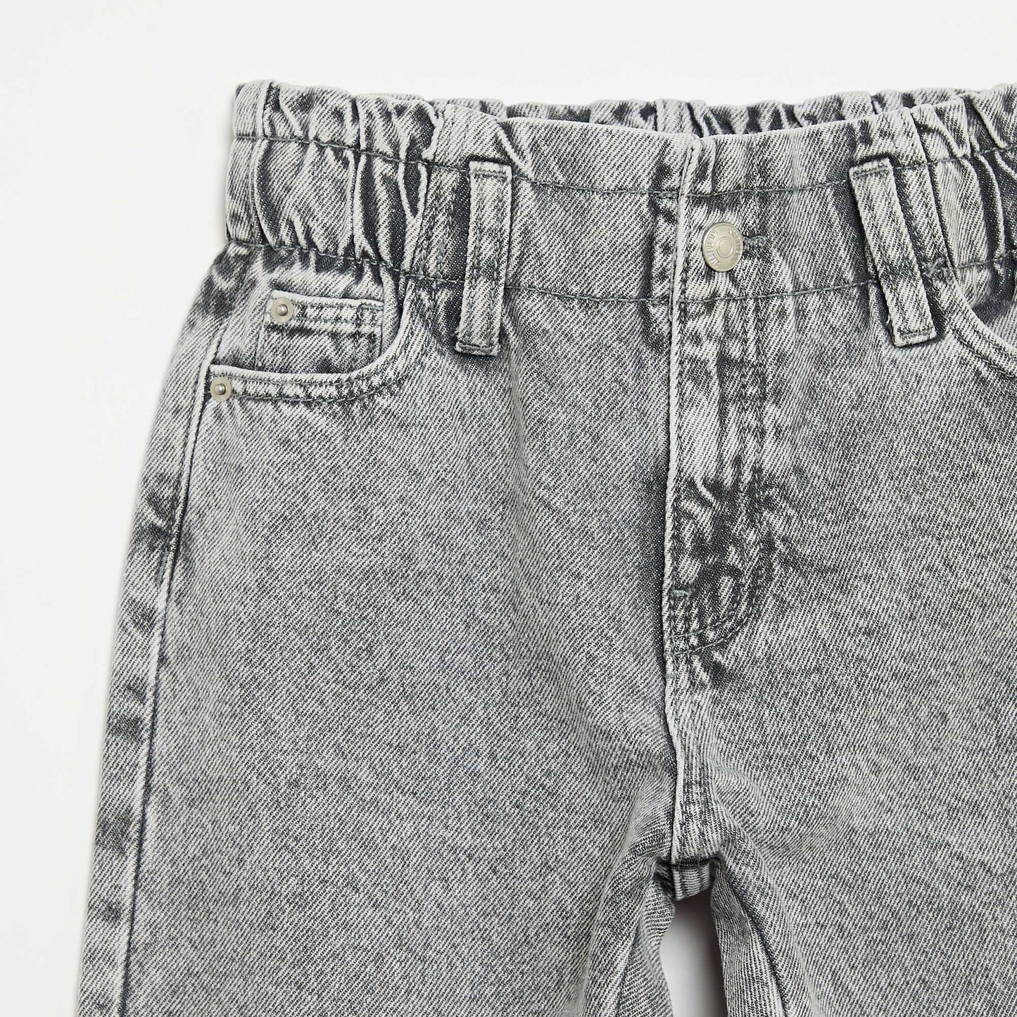 Mom paperbag jeans GREY