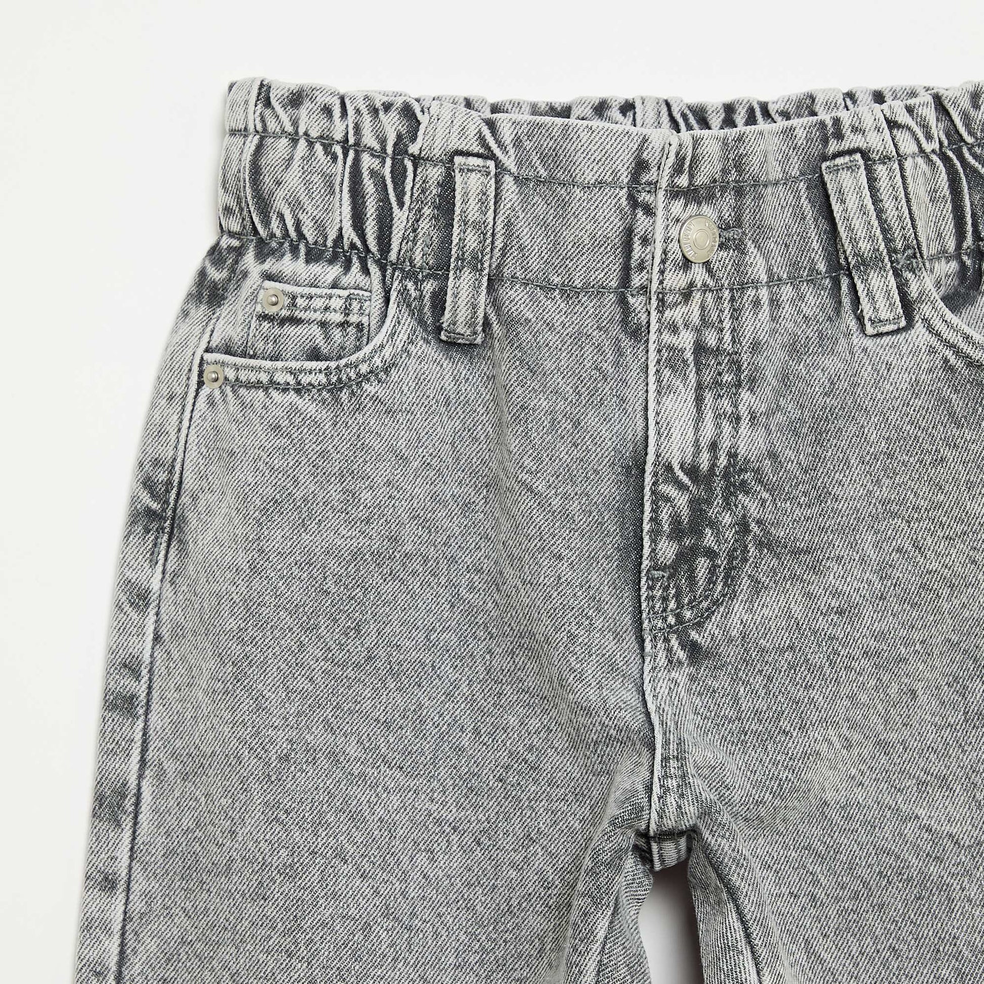 Mom paperbag jeans GREY