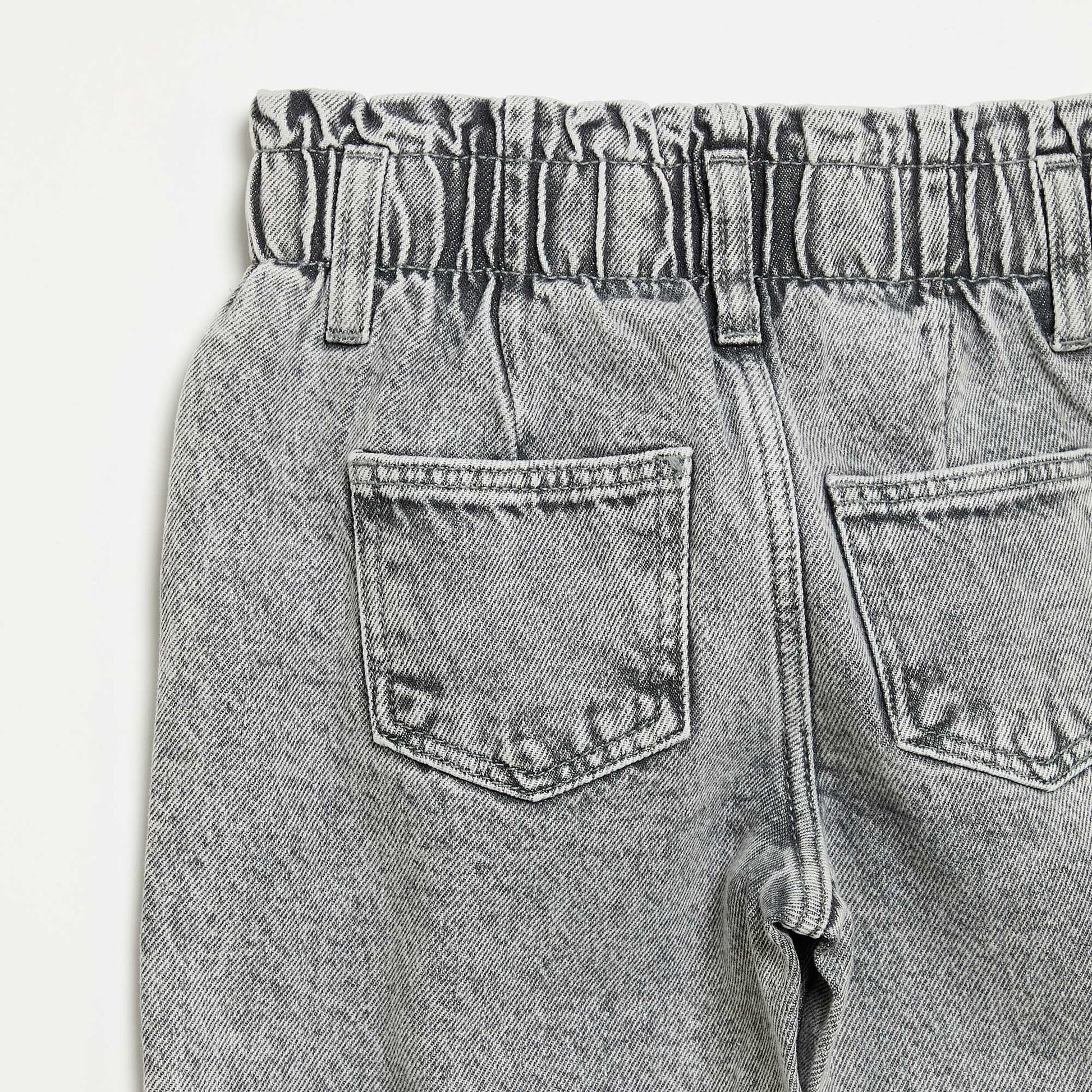 Mom paperbag jeans GREY
