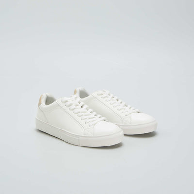 Low-top trainers WHITE