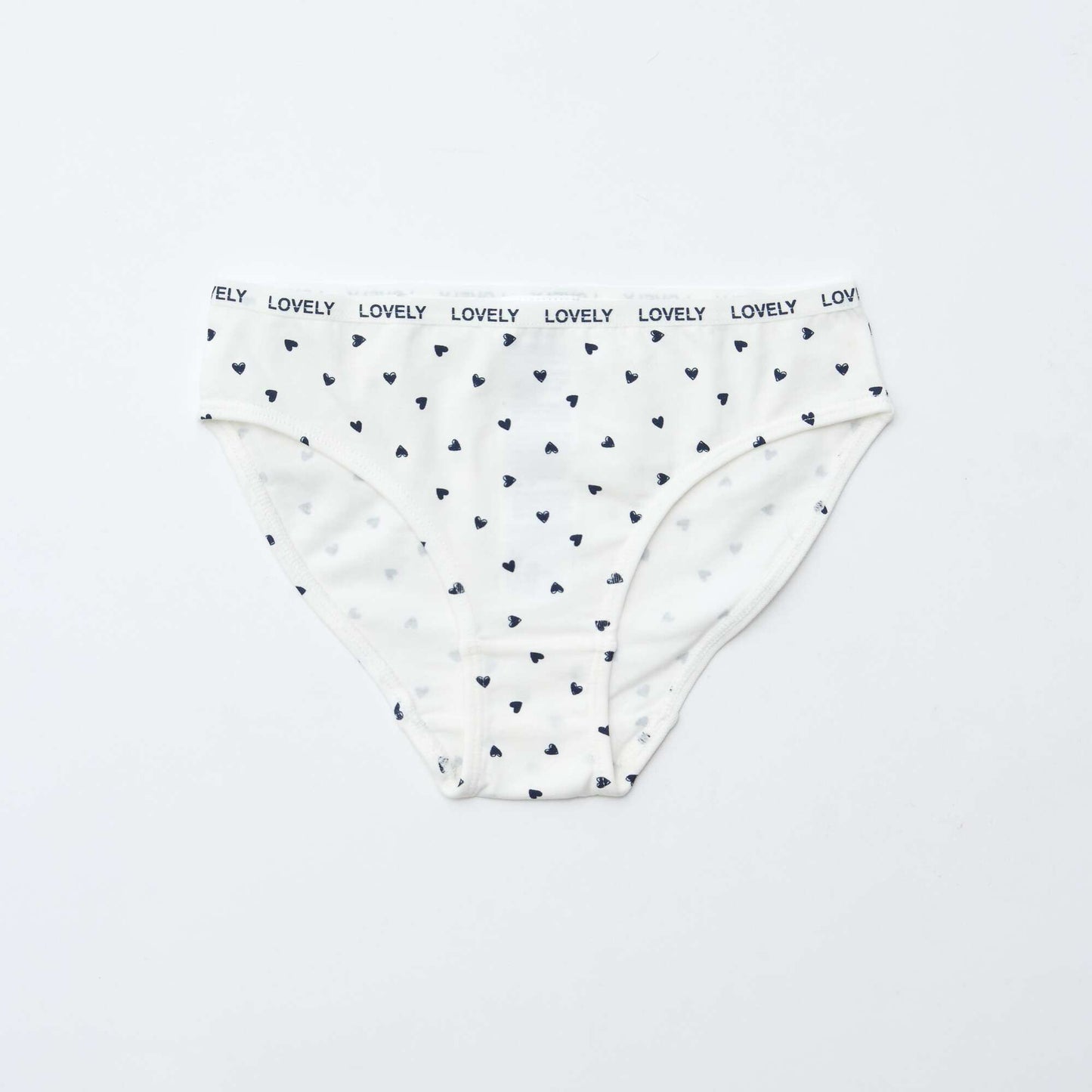 Pack of 4 pairs of printed briefs WHITE