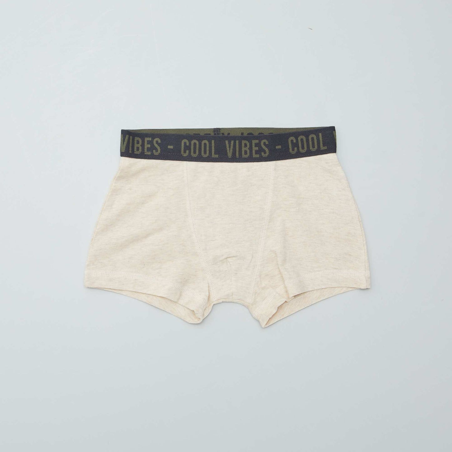 Pack of 3 pairs of stretch boxer shorts BROWN