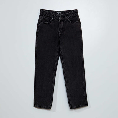 5-pocket straight-leg jeans GREY