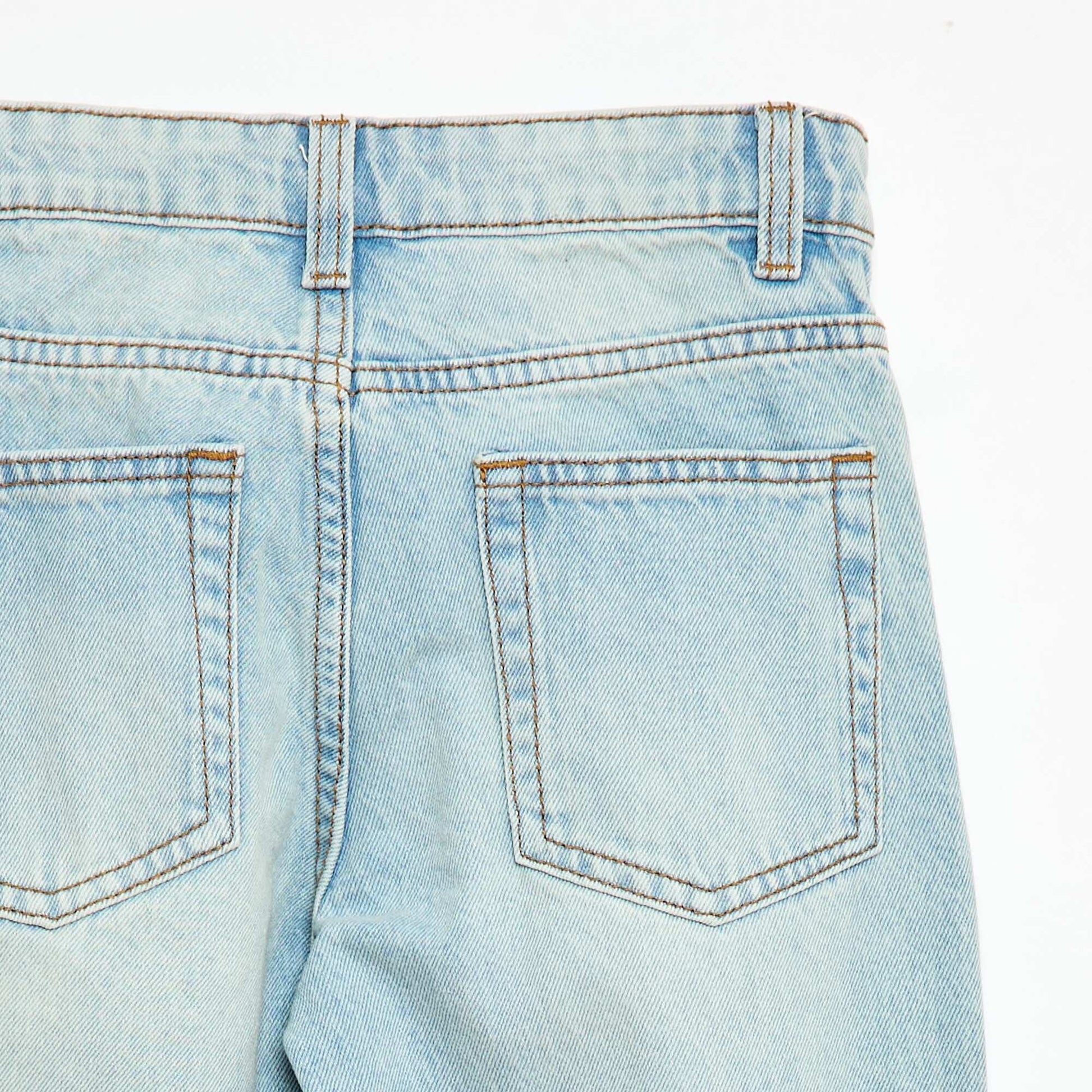 5-pocket straight-leg jeans BLUE