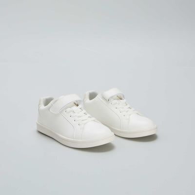 Low-top trainers WHITE
