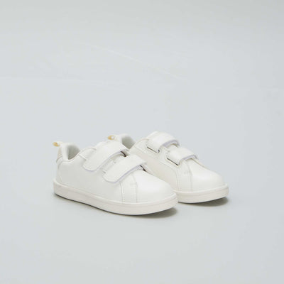 White low-top trainers WHITE