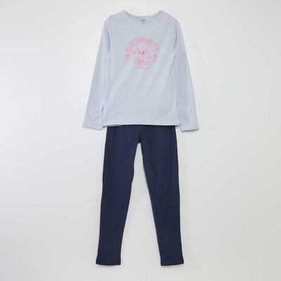 T-shirt and trousers pyjama set - 2-piece set BLUE