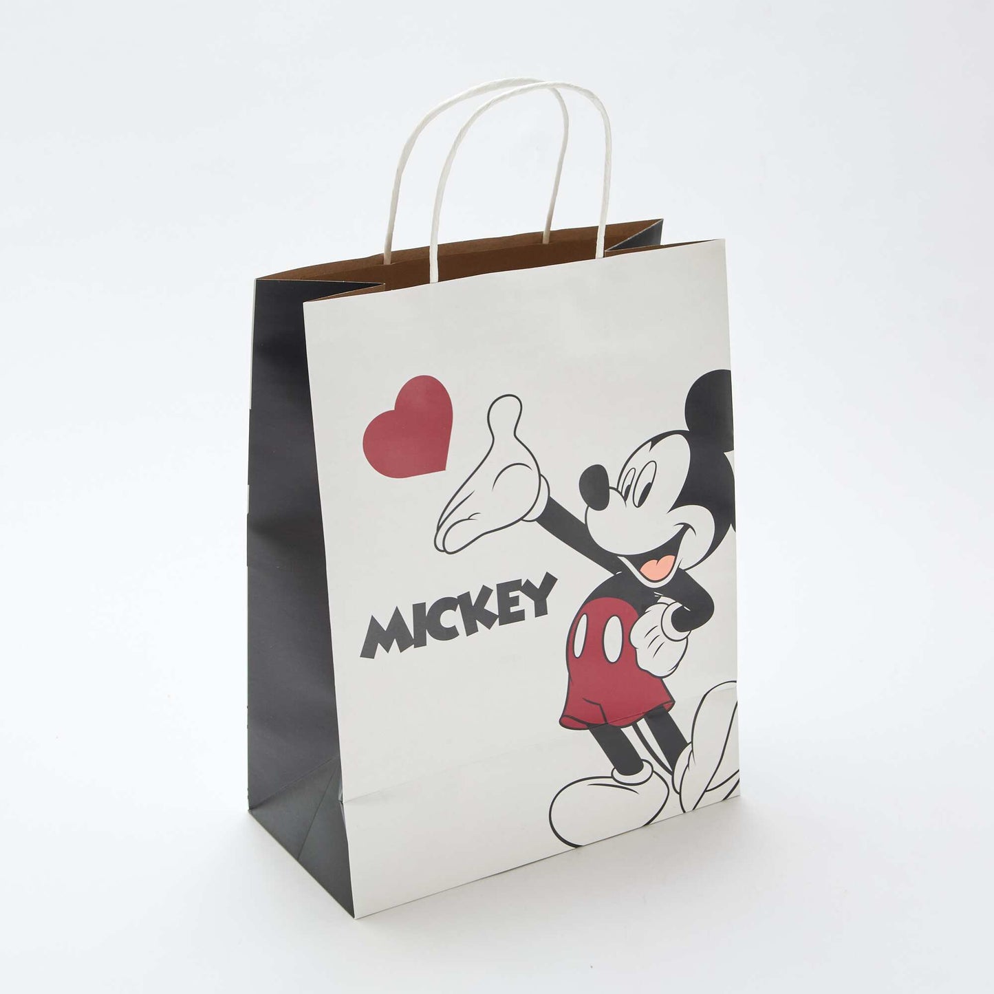 'Stitch' paper gift bag BEIGE