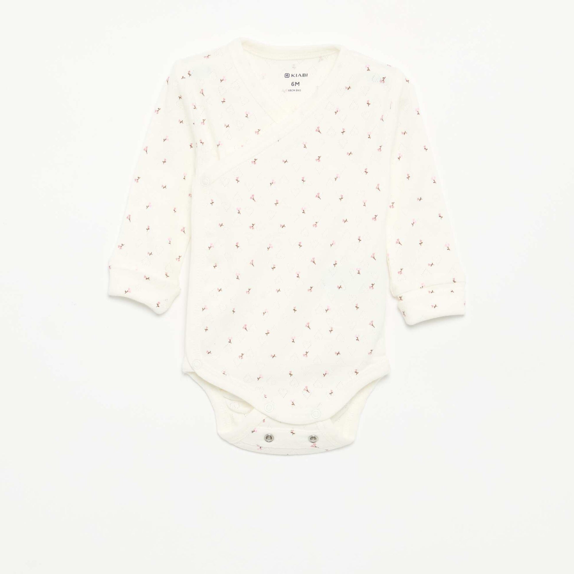 3-Pack of Grow-With-Me Bodysuits PINK