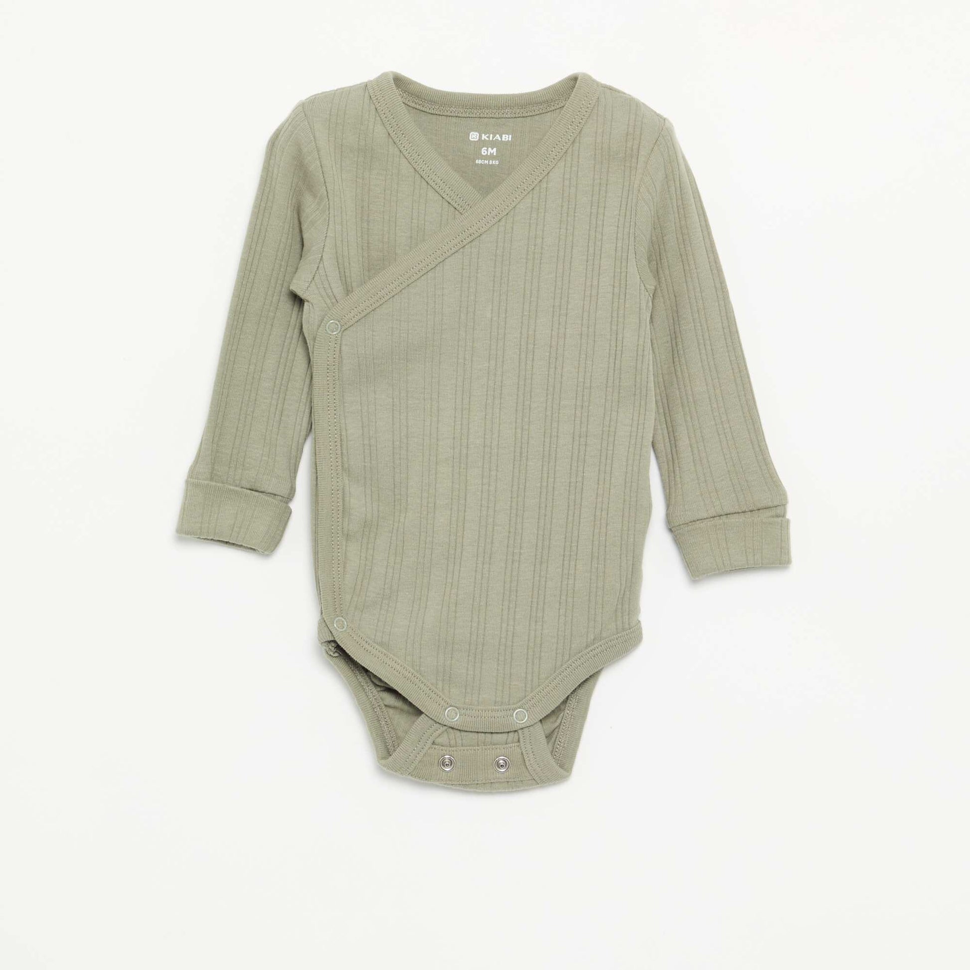 3-Pack of Grow-With-Me Bodysuits GREEN