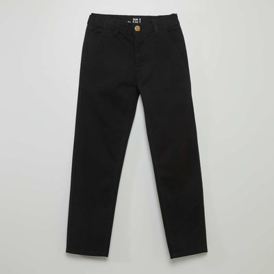 Slim-fit chinos BLACK
