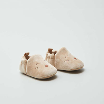 Velour slippers