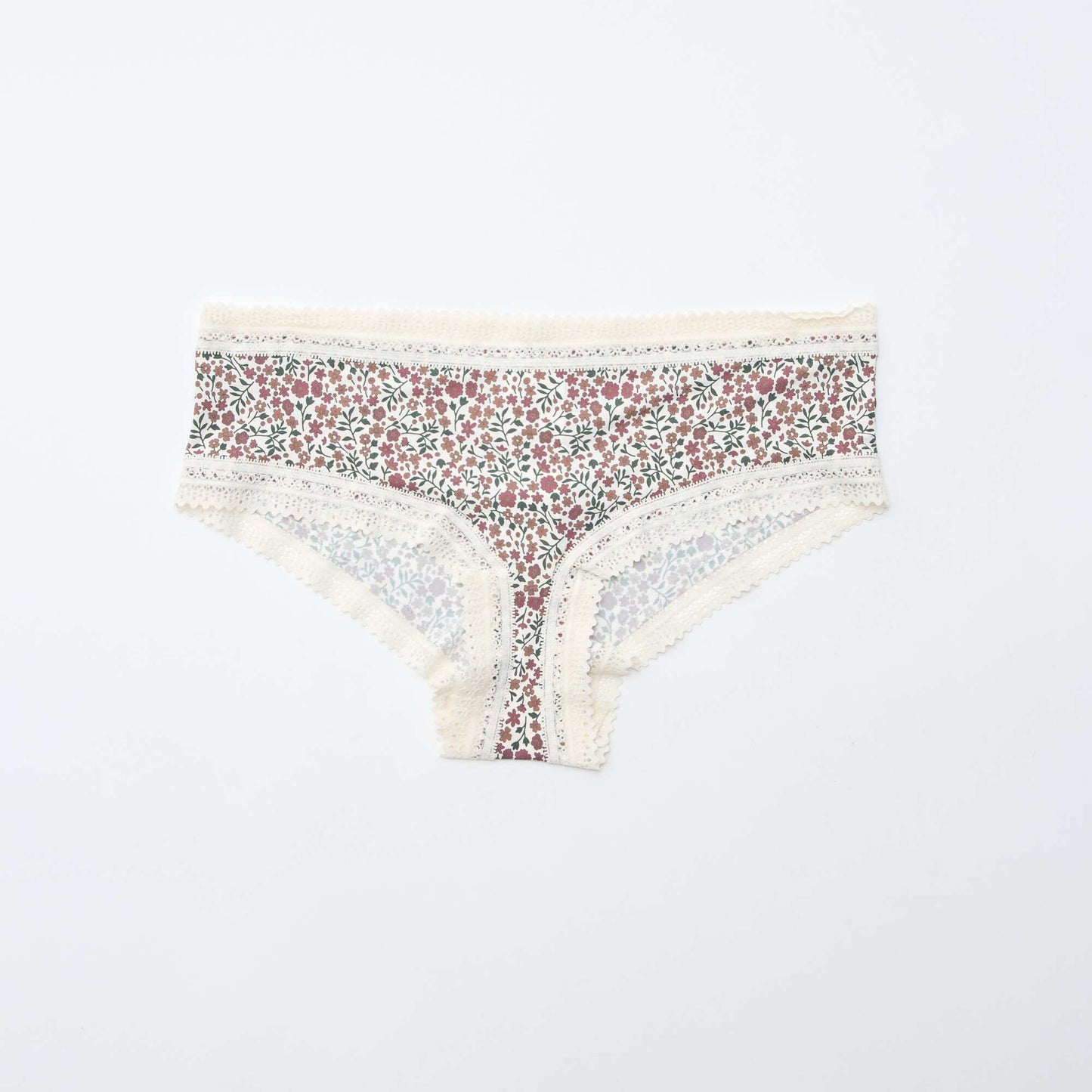 Pack of 3 Printed Microfibre Shorty Briefs GREEN