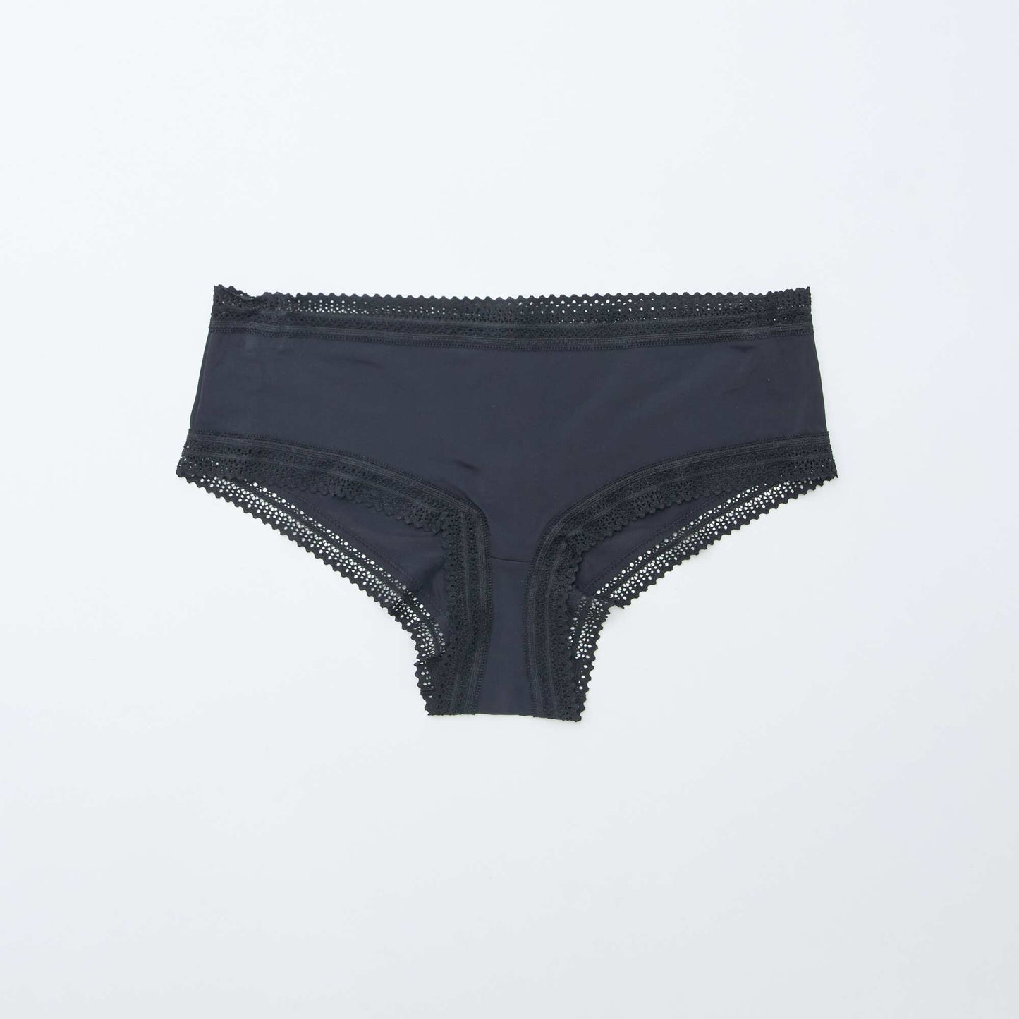 3-Pack Printed Microfiber Boy Shorts BLACK