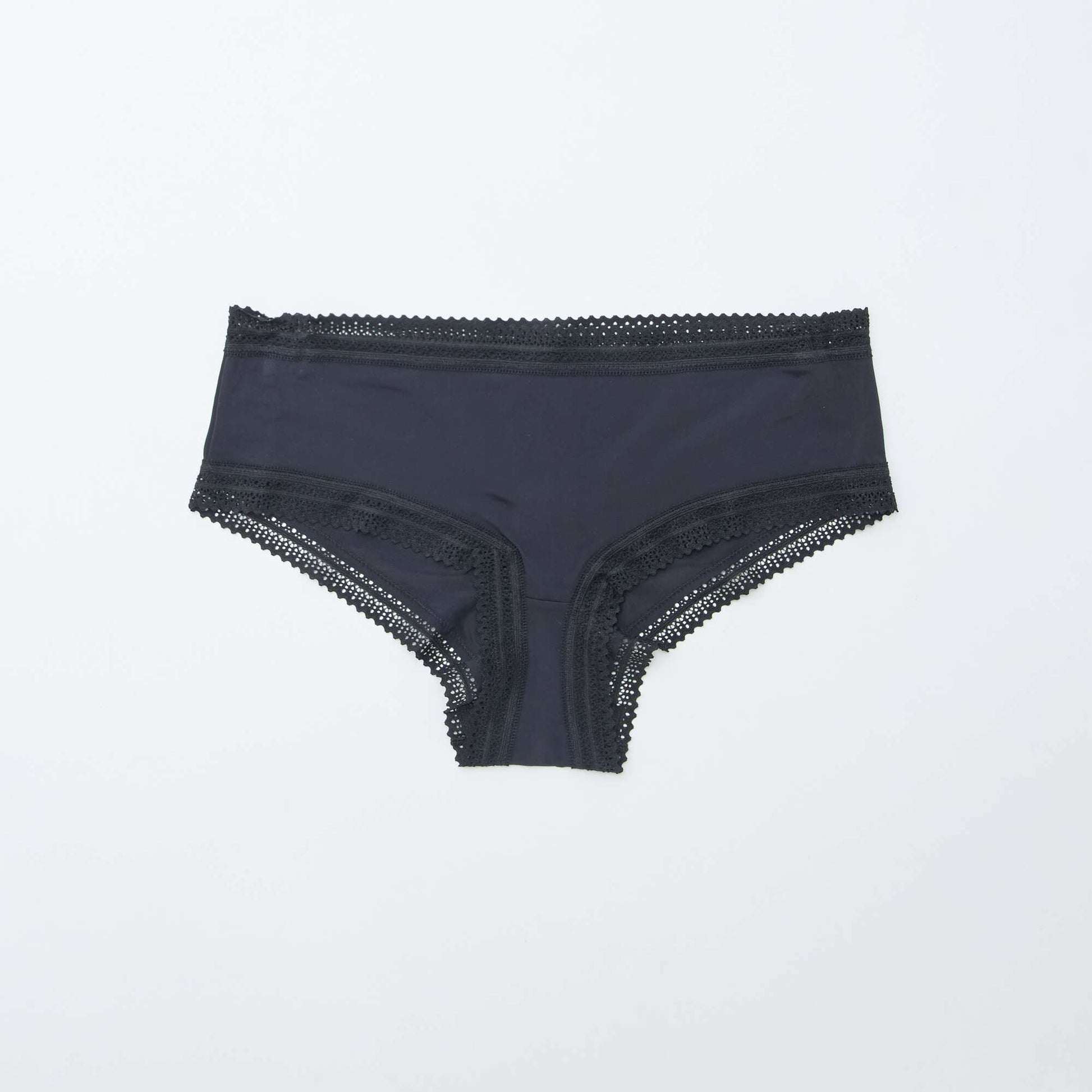 3-Pack Printed Microfiber Boy Shorts BLACK