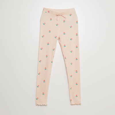 Ribbed leggings PINK