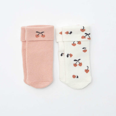 2-Pack Newborn Socks WHITE