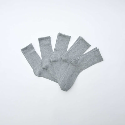 5-Pack of High Knit Socks GREY