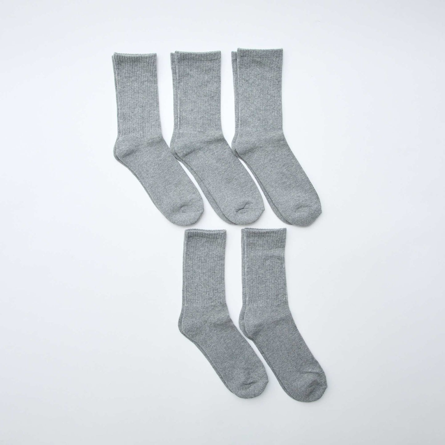 5-Pack of High Knit Socks GREY