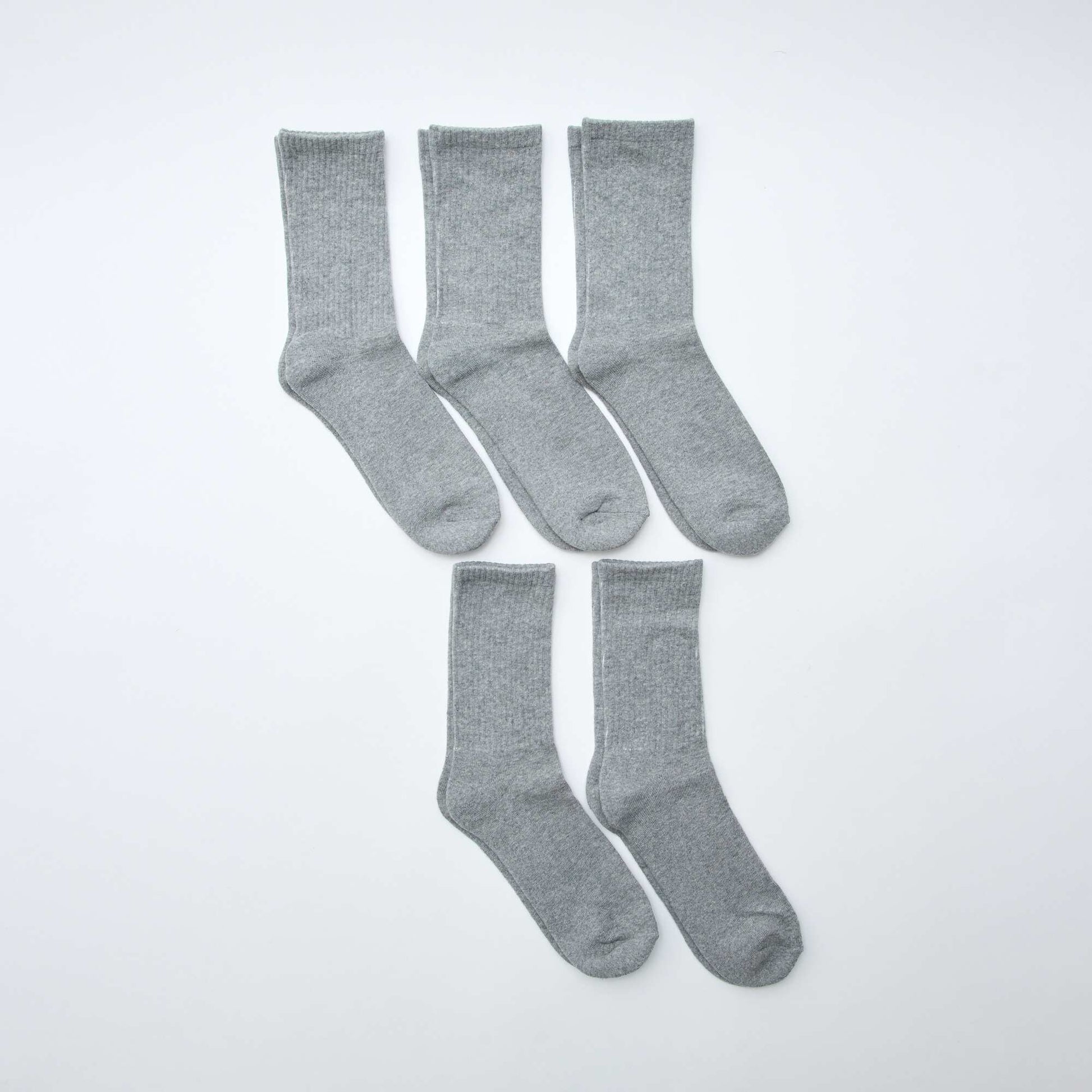 5-Pack of High Knit Socks GREY