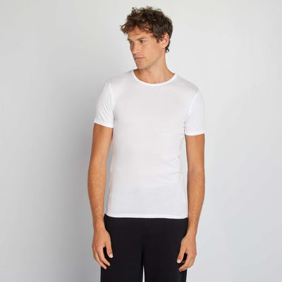 Pack of 2 basic T-shirts WHITE