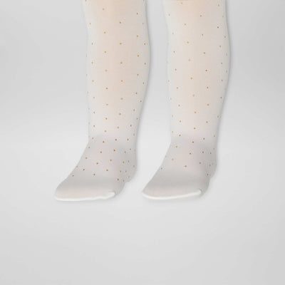 2-Pack of Lightweight Patterned Tights WHITE