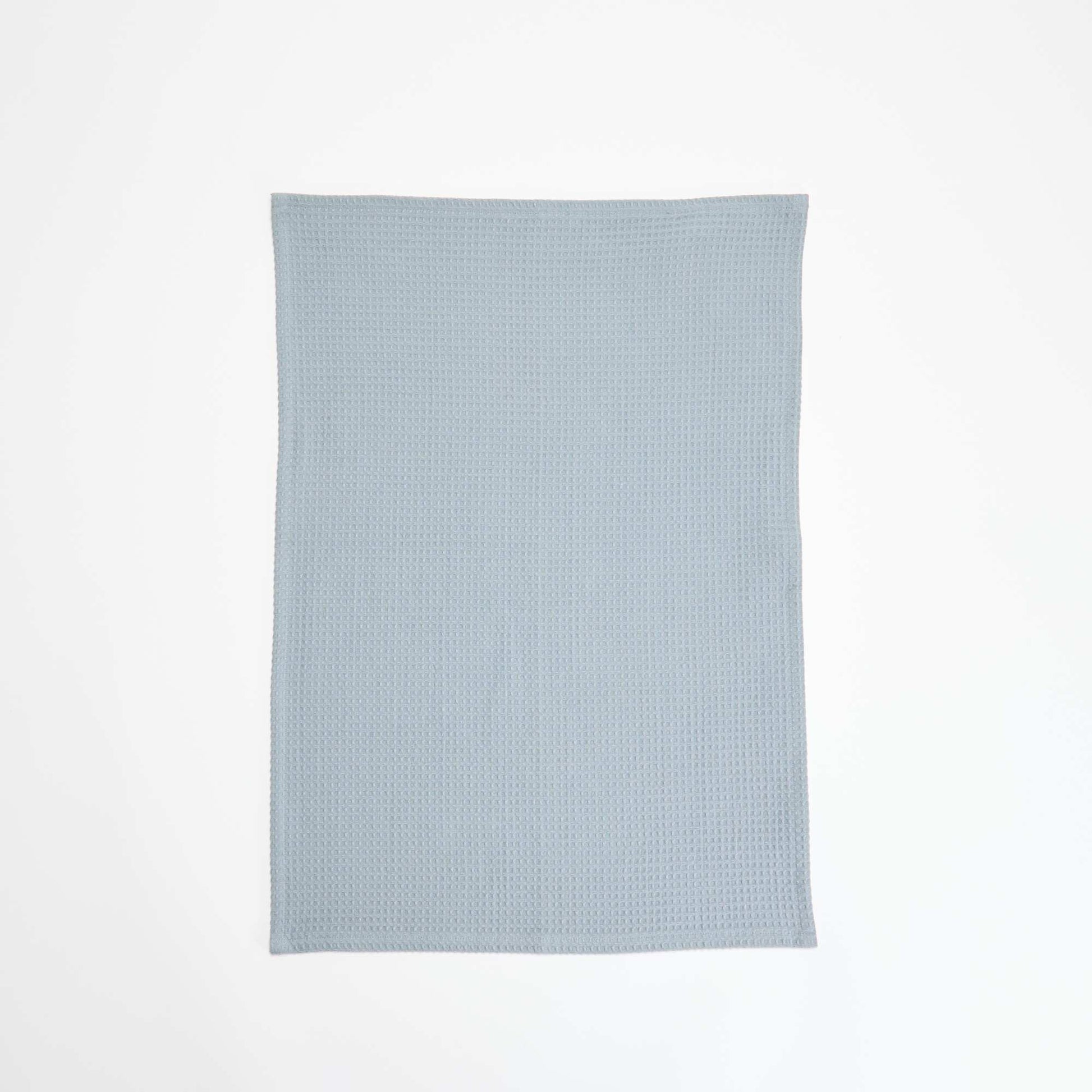 Honeycomb Rectangular Tea Towel BLUE