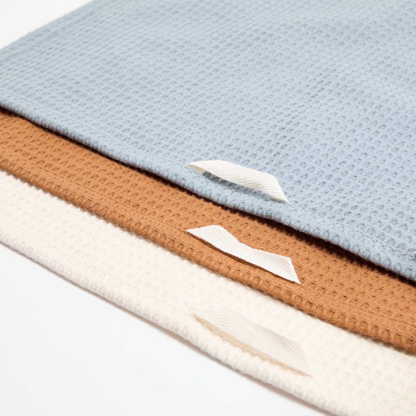 Honeycomb Rectangular Tea Towel BLUE