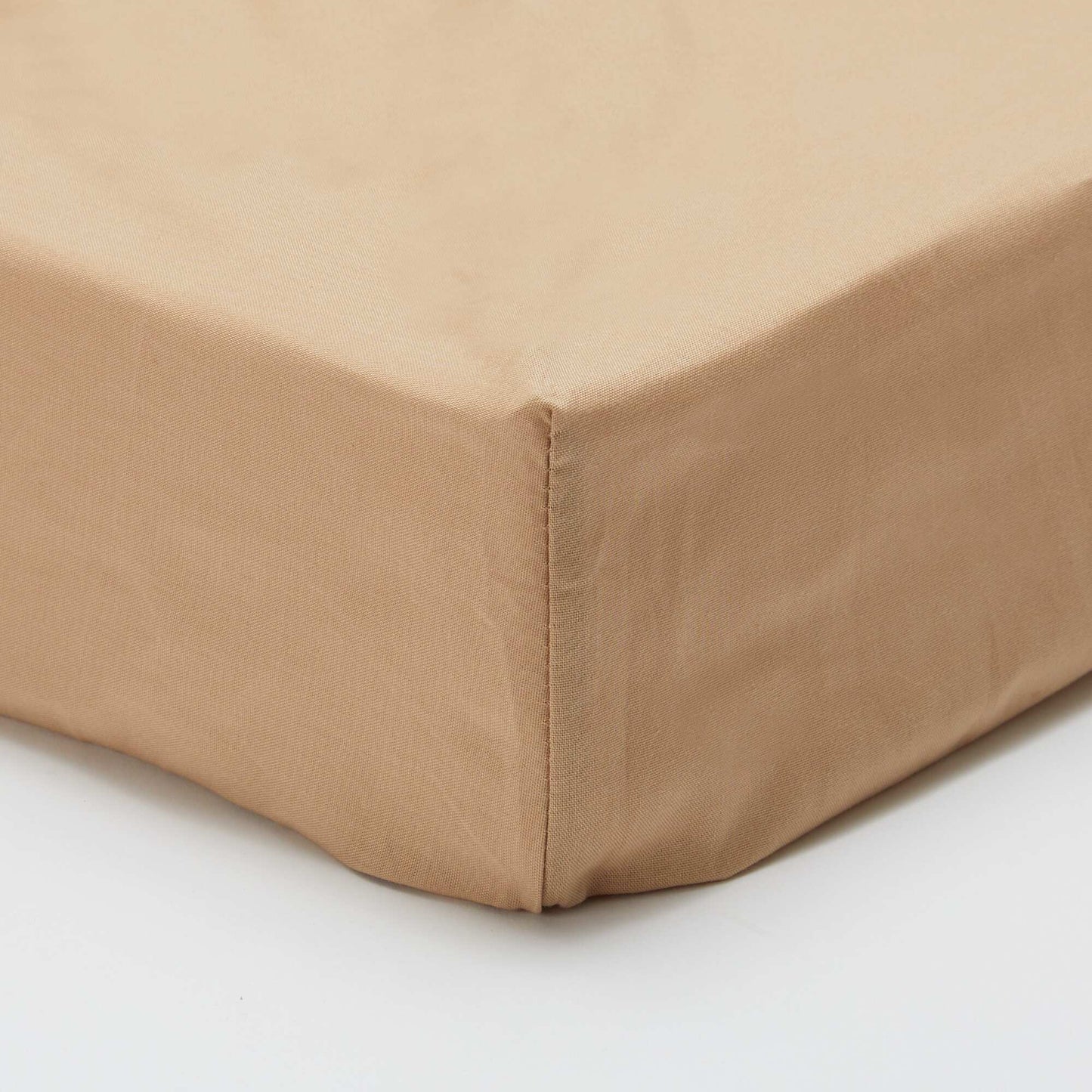 Fitted sheet for 1 person (90x190) in cotton - Kiabi Home BEIGE