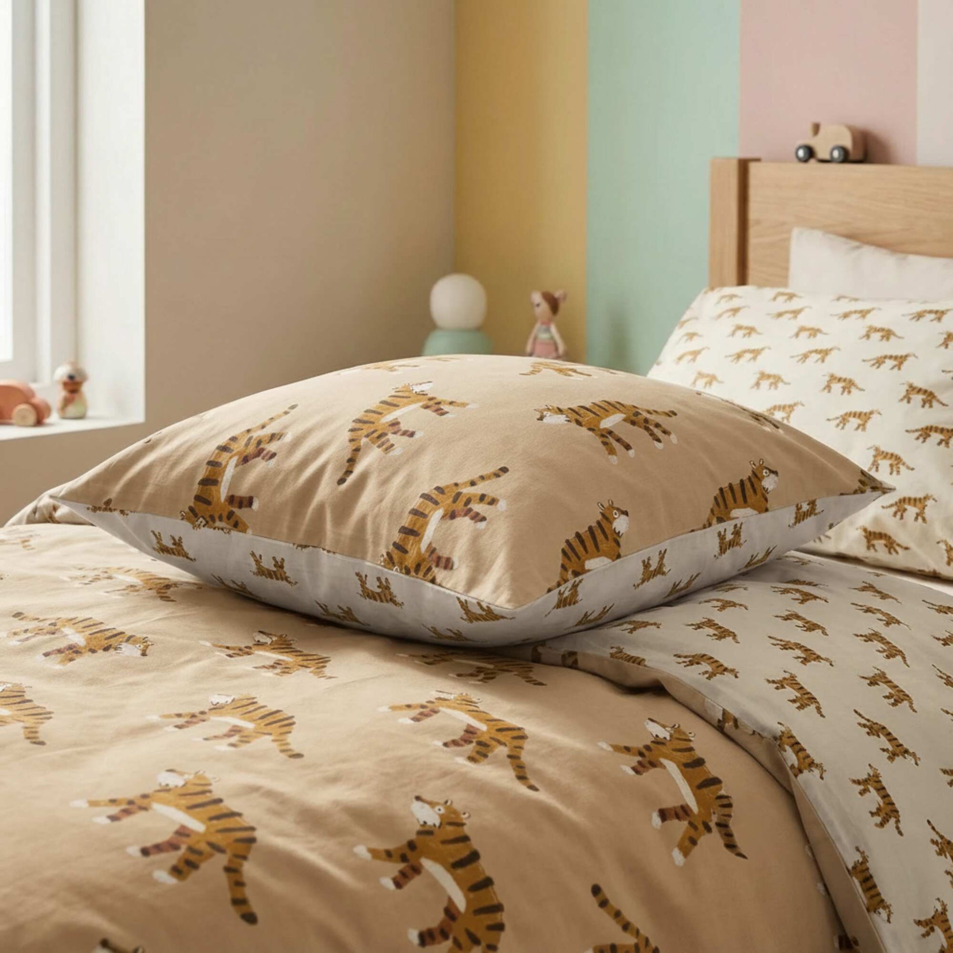 Duvet Cover Set (140 x 200cm) + Pillowcase - 2 Pieces BEIGE
