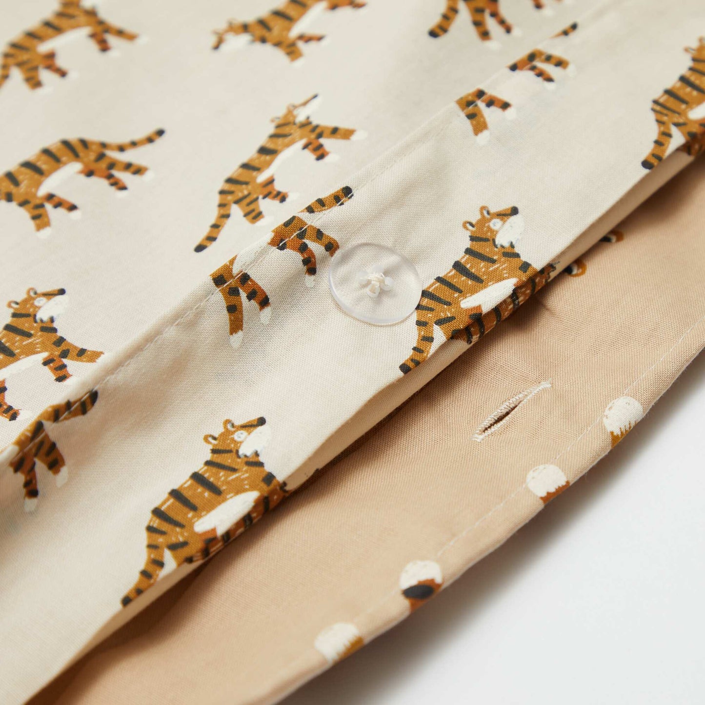 Duvet Cover Set (140 x 200cm) + Pillowcase - 2 Pieces BEIGE