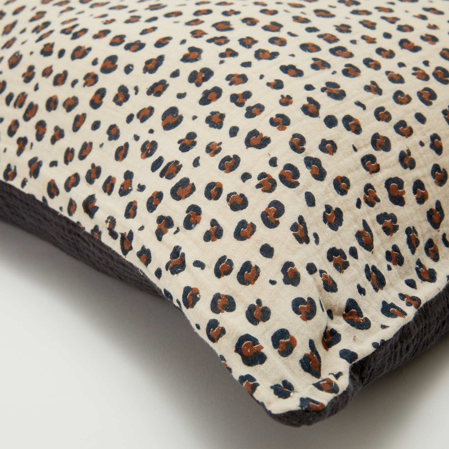 Leopard Print Cotton Gauze Duvet Cover Set (240 x 220cm) - Kiabi Home BEIGE