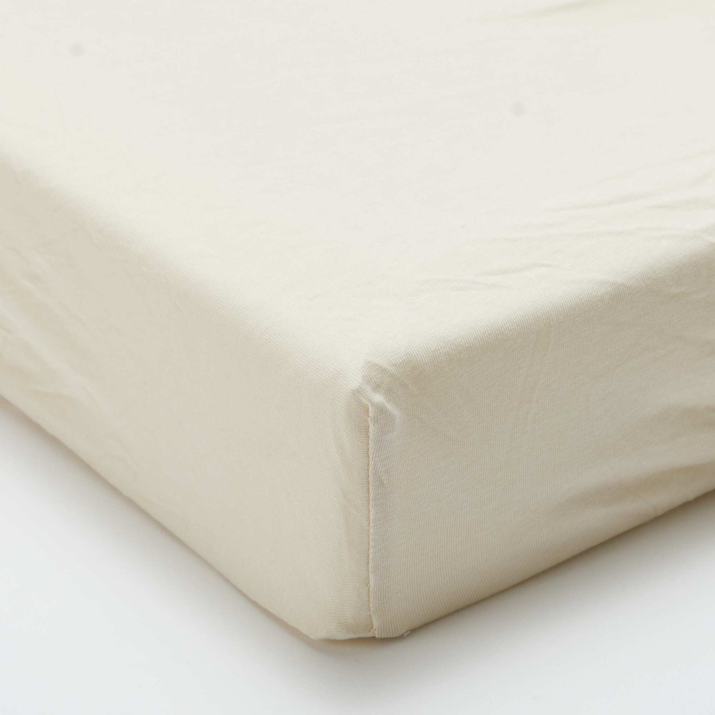 Set of 2 Jersey Fitted Sheets for Baby (70x140) - Kiabi Home WHITE