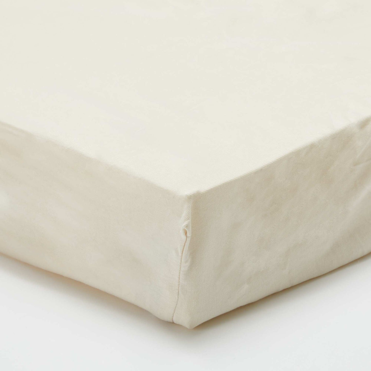 Set of 2 Jersey Fitted Sheets for Baby (70x140) - Kiabi Home WHITE
