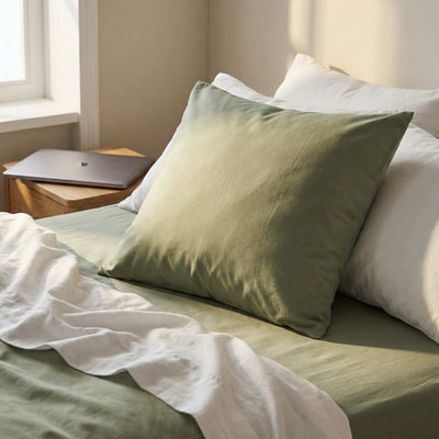 Solid Color Pillowcase - Kiabi Home GREEN