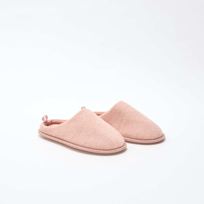 Plain mule slippers PINK