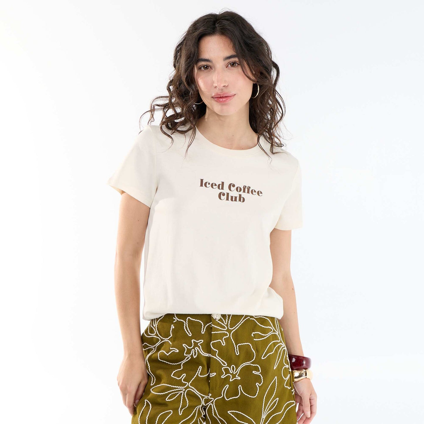 Printed T-shirt WHITE