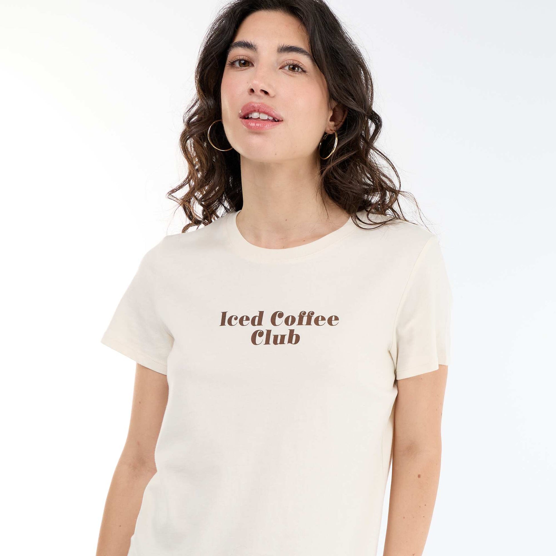 Printed T-shirt WHITE