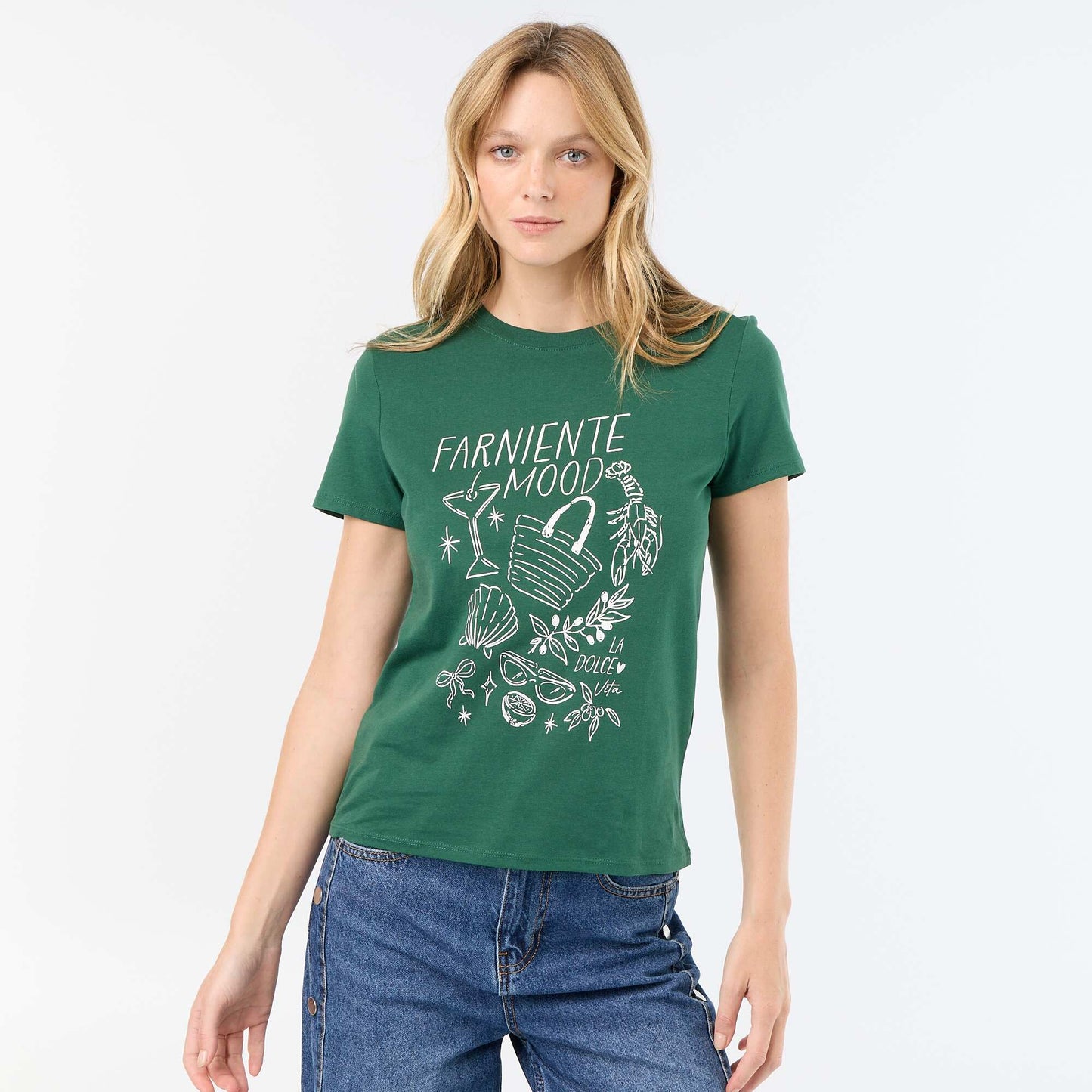 Printed T-shirt RED