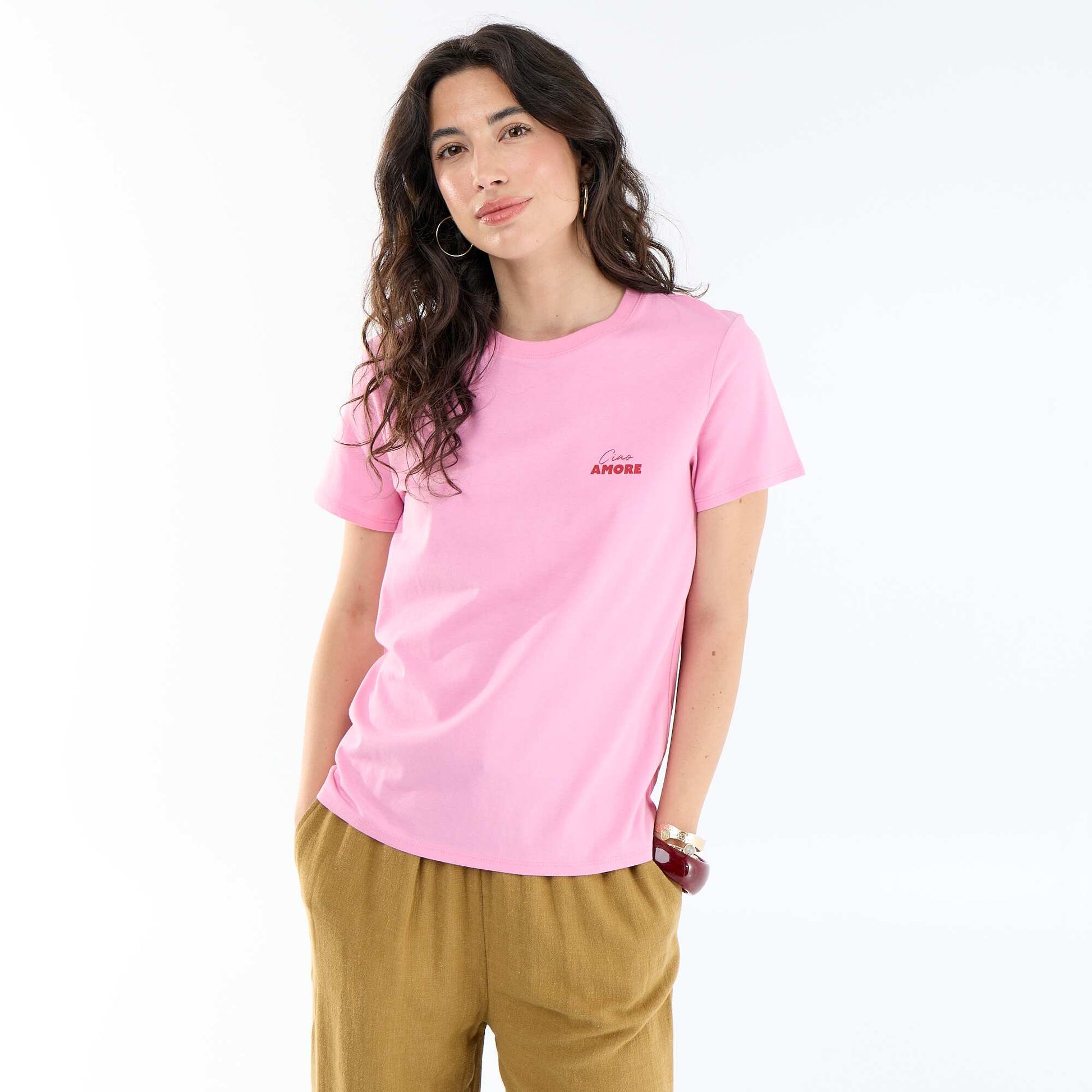 Printed T-shirt PINK