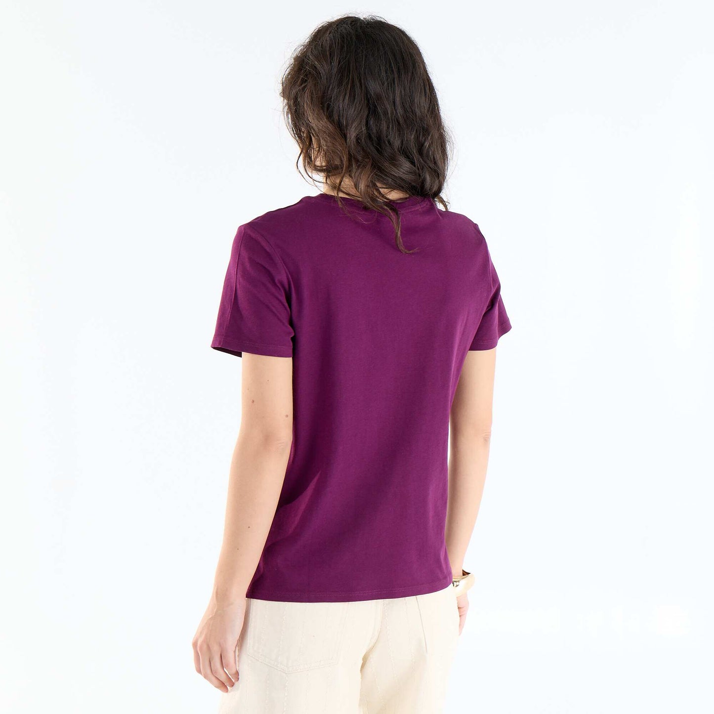 Printed T-shirt PURPLE