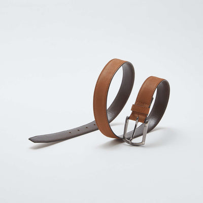 Leather belt BROWN