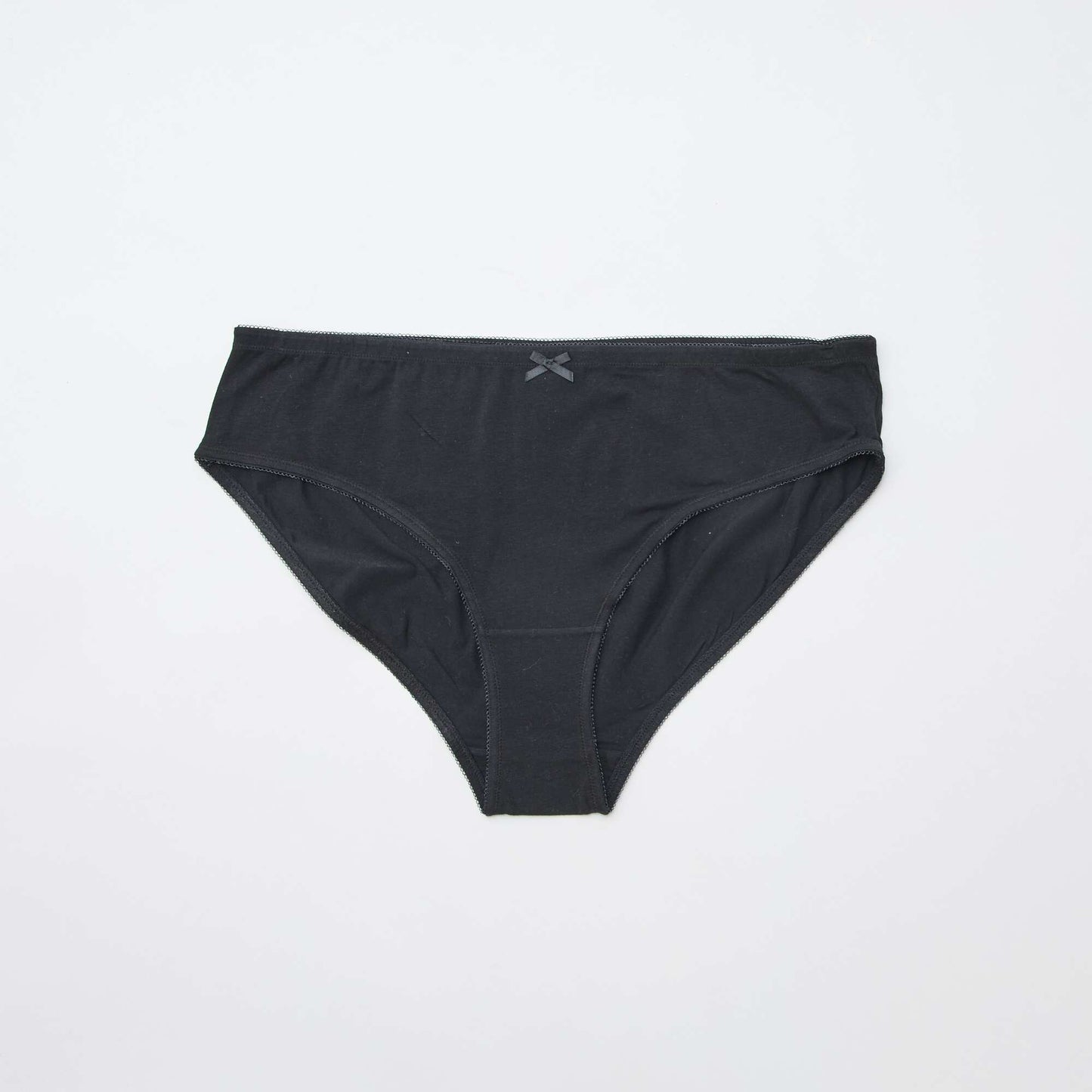 Pack of 3 Stretch Cotton Briefs BLACK