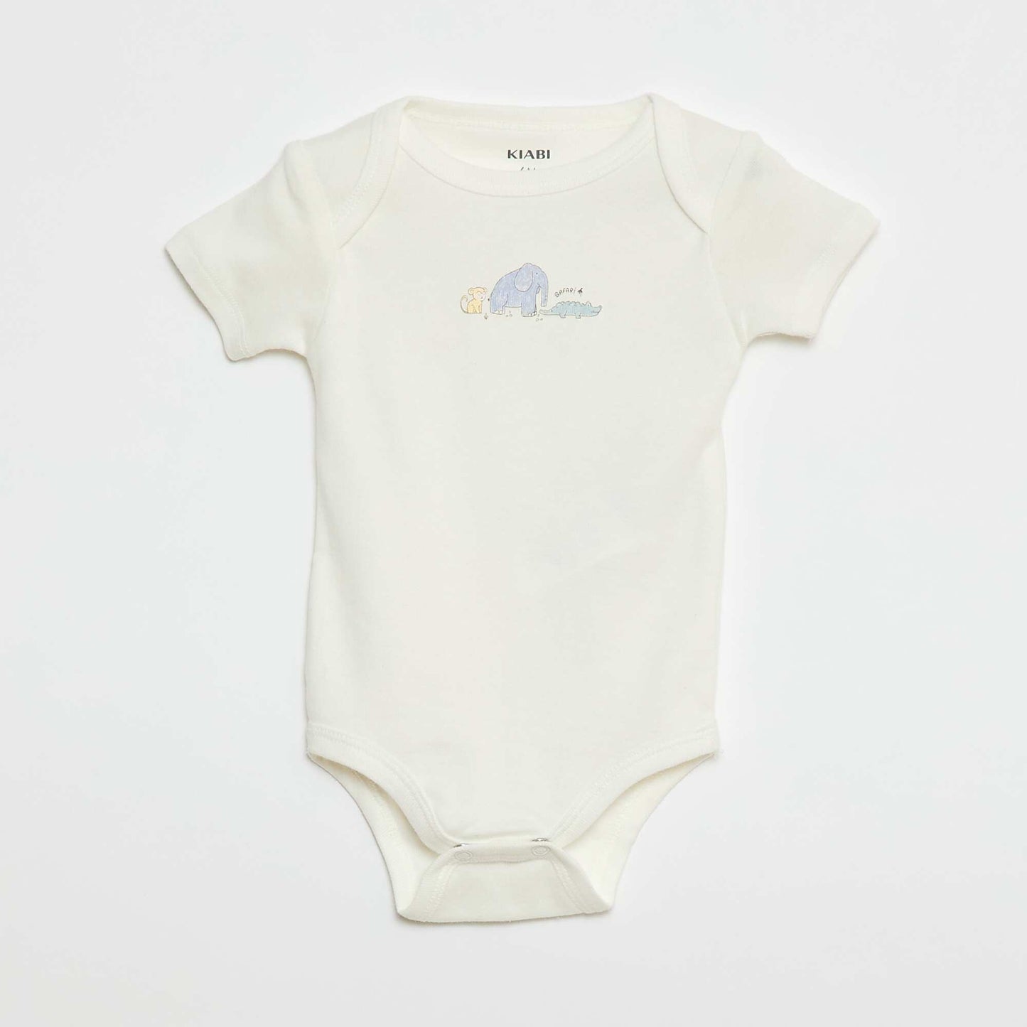 Printed cotton bodysuits - Pack of 3 WHITE