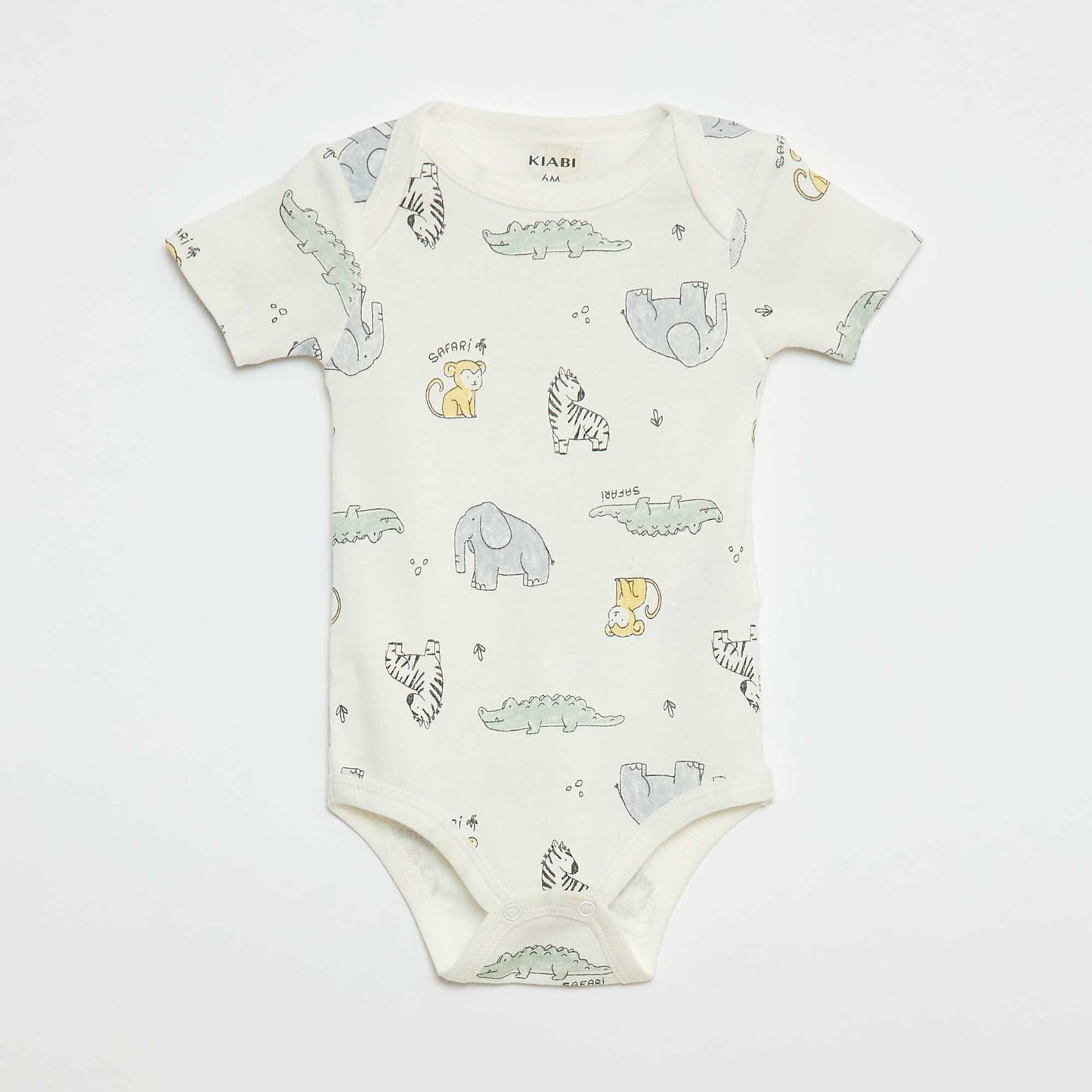Printed cotton bodysuits - Pack of 3 WHITE